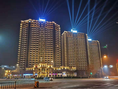 威海(hai)市華瀚(han)大湖(hu)公館(guan)樓(lou)體及週(zhou)邊景(jing)觀(guan)亮(liang)化工程