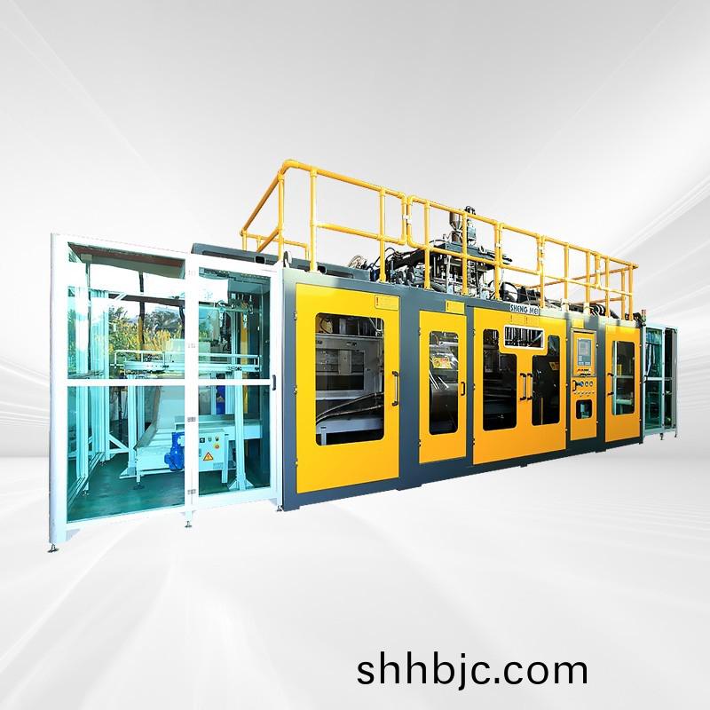 Oil pot blow molding machine